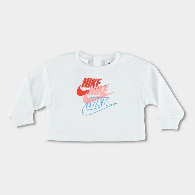 商品NIKE|Girls' Infant Nike Glow Time Long-Sleeve Shirt and Leggings Set,价格¥301,第2张图片详细描述