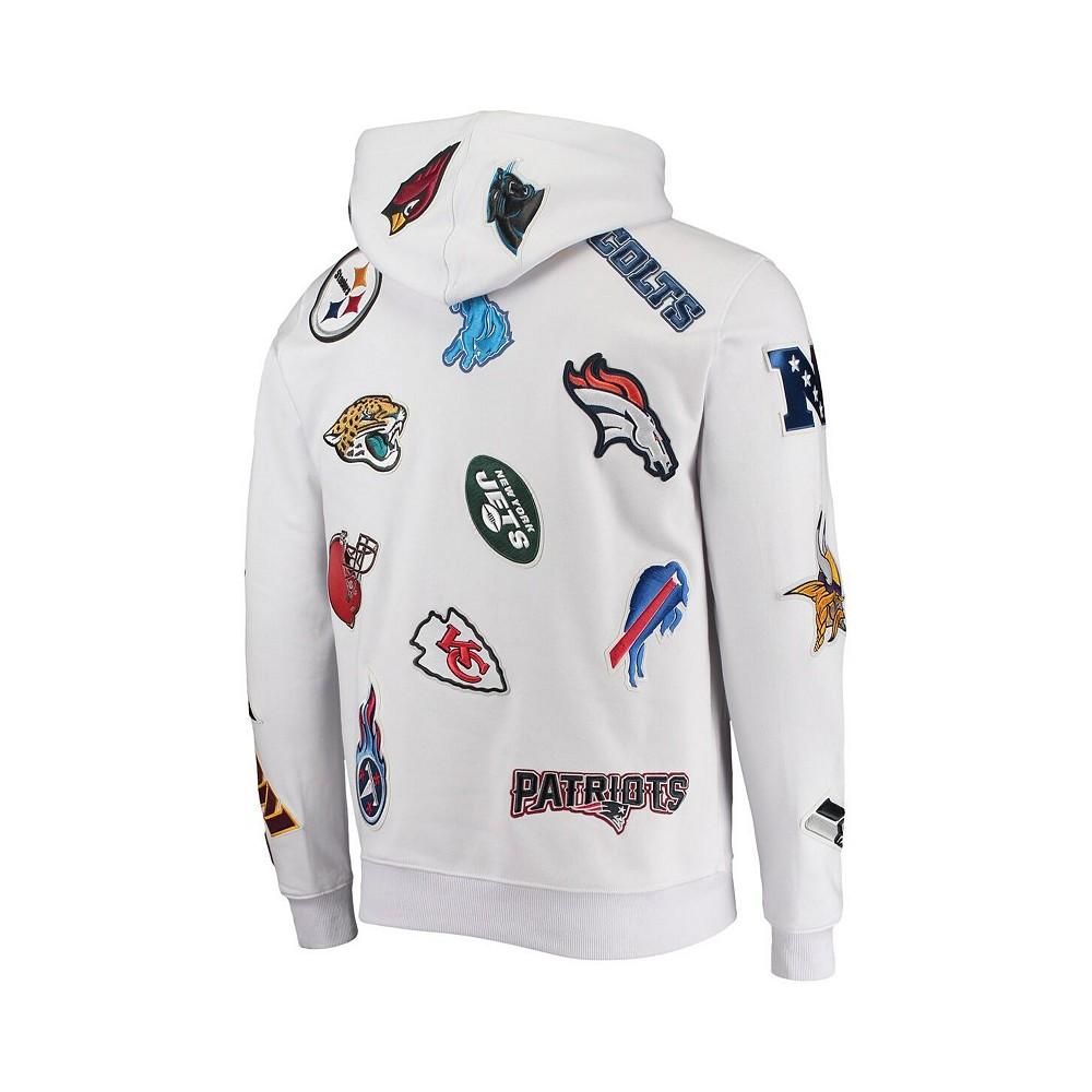 Men's White Nfl Pro League Pullover Hoodie商品第4张图片规格展示