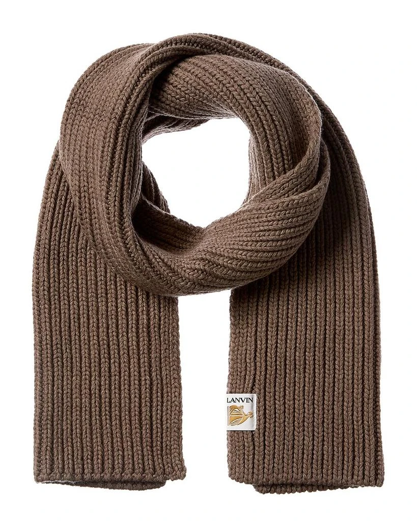 商品Lanvin|LANVIN Chunky Knit Wool Scarf,价格¥1502,第1张图片