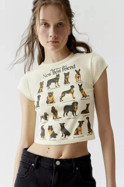 商品Urban Outfitters|Your Best Friend Dog Breeds Baby Tee,价格¥113,第4张图片详细描述