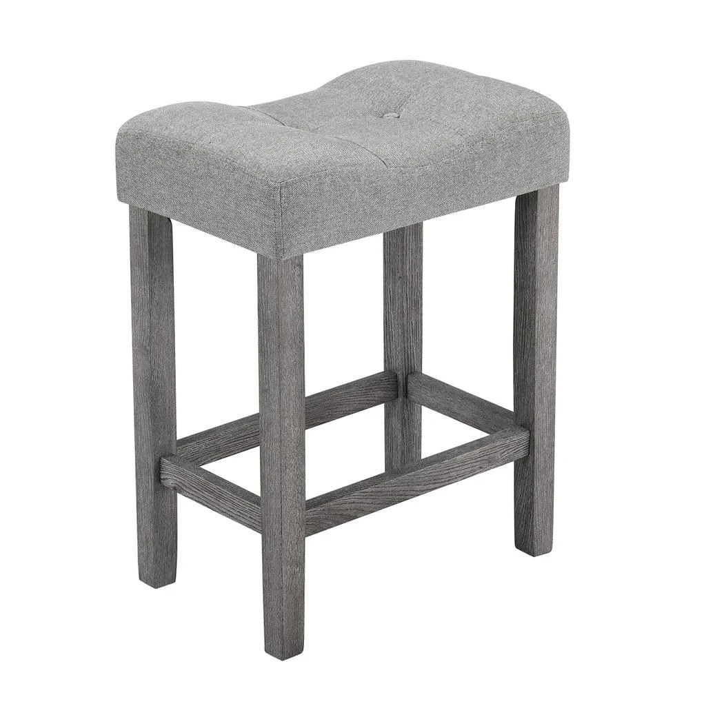 商品Streamdale Furniture|Streamdale 5-Piece Industrial Dining/Bar Table & Chairs Set,价格¥2975,第3张图片详细描述