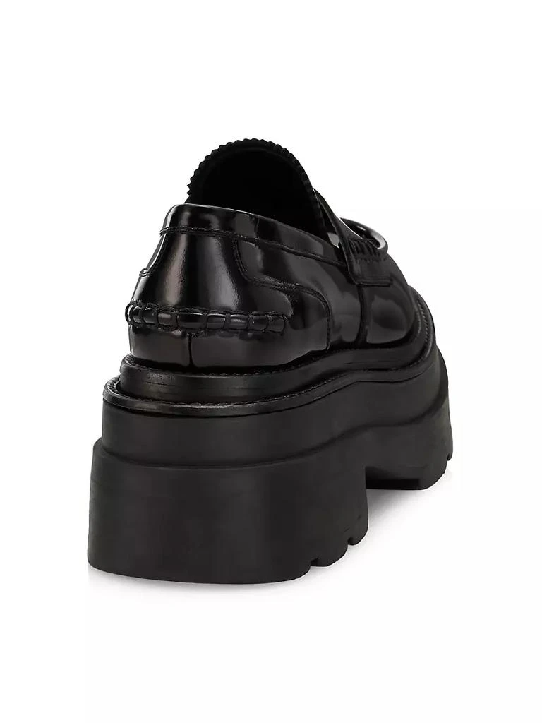 商品Alexander Wang|Carter Leather Platform Loafers,价格¥5126,第3张图片详细描述