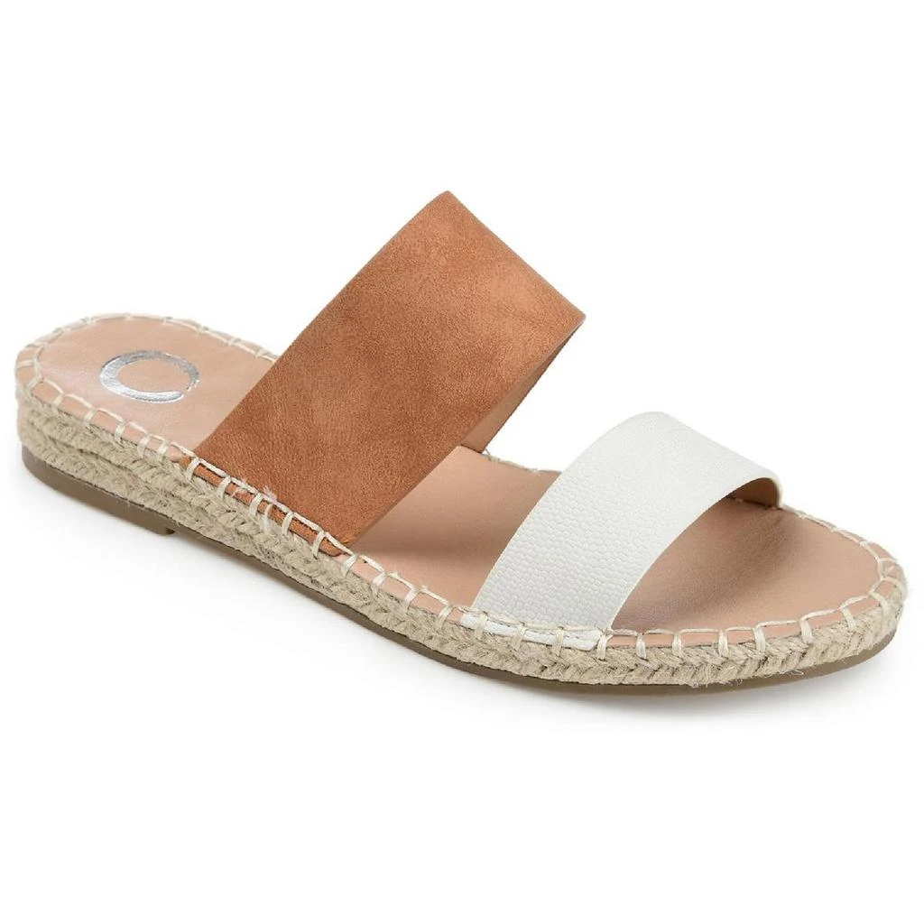 商品Journee Collection|Journee Collection Womens Suzzie Flat Slip On Espadrilles,价格¥99,第1张图片