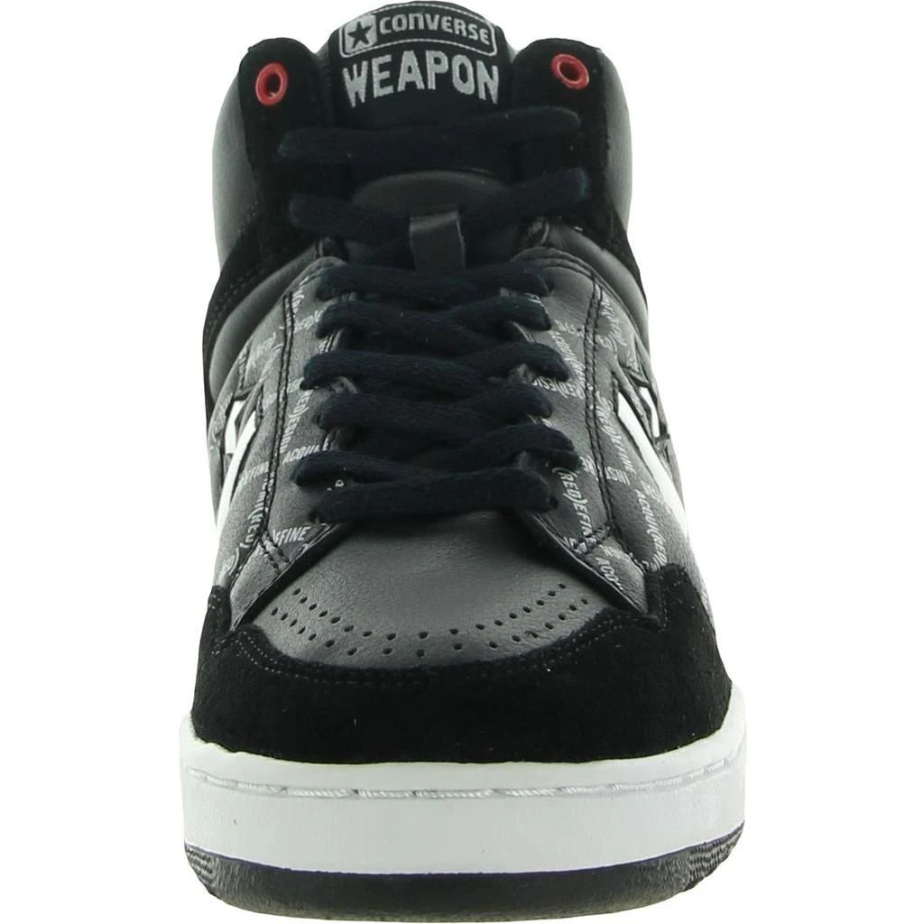 商品Converse|Converse Mens Weapon Red Hi Leather High Top Casual and Fashion Sneakers,价格¥184,第3张图片详细描述