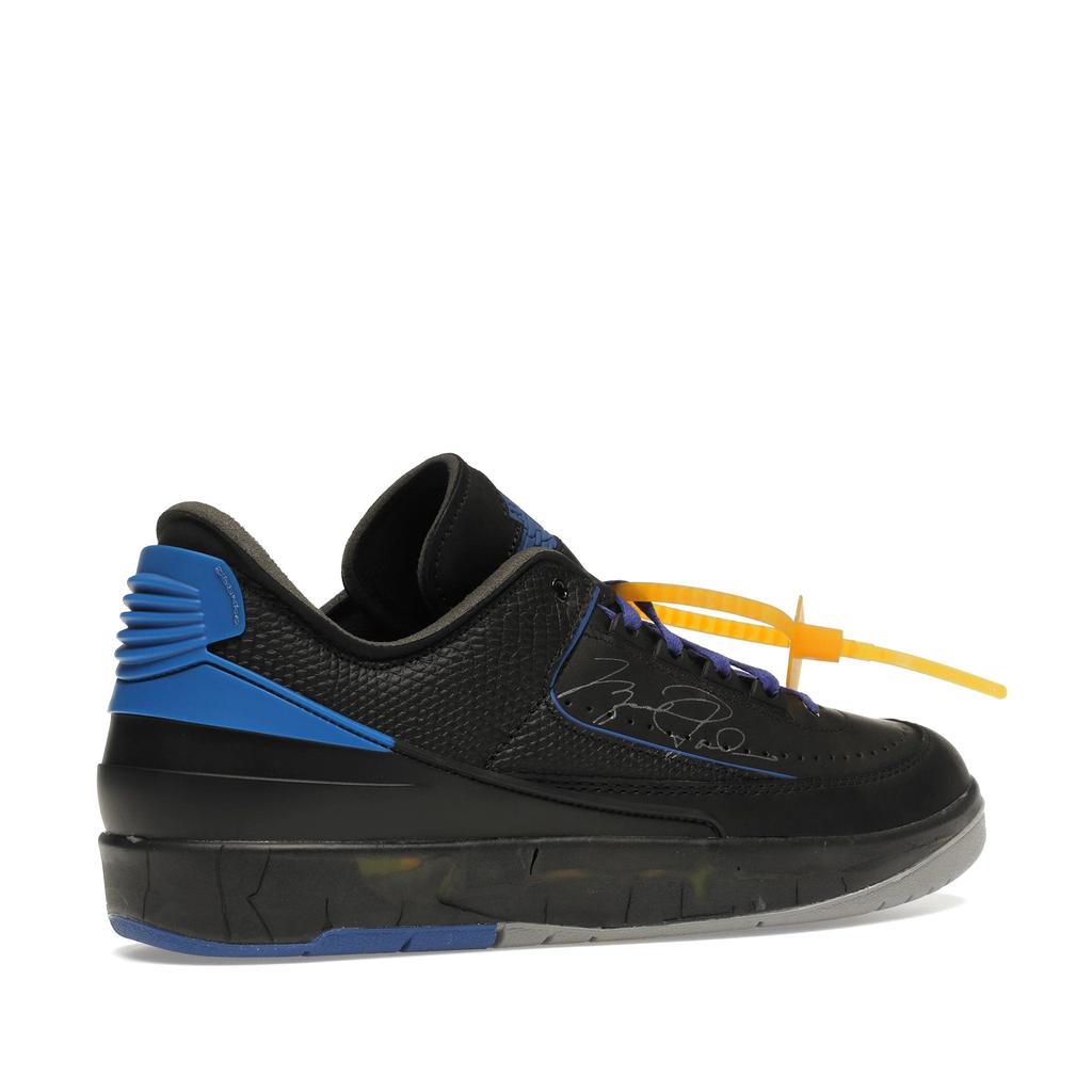 Air Jordan 2 X Off-White Retro Low Black Blue商品第3张图片规格展示