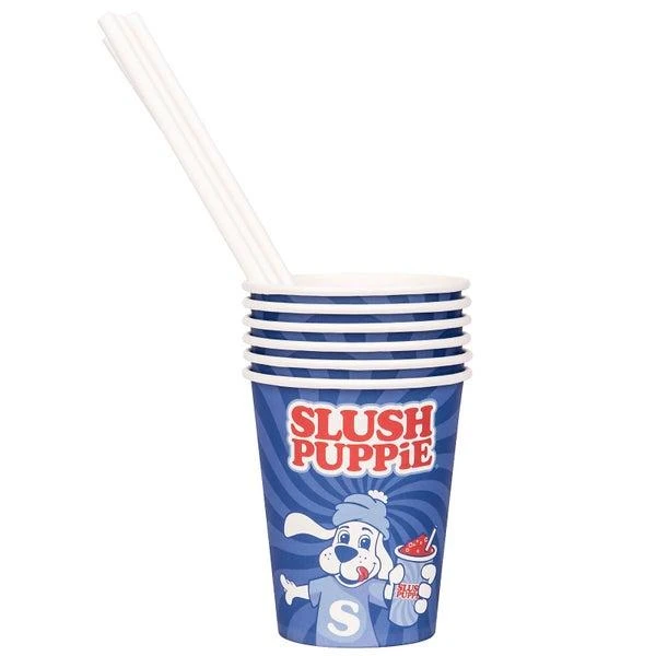 商品Fizz Creations|Slush Puppie Paper Cups & Straws (Set of 20),价格¥118,第1张图片