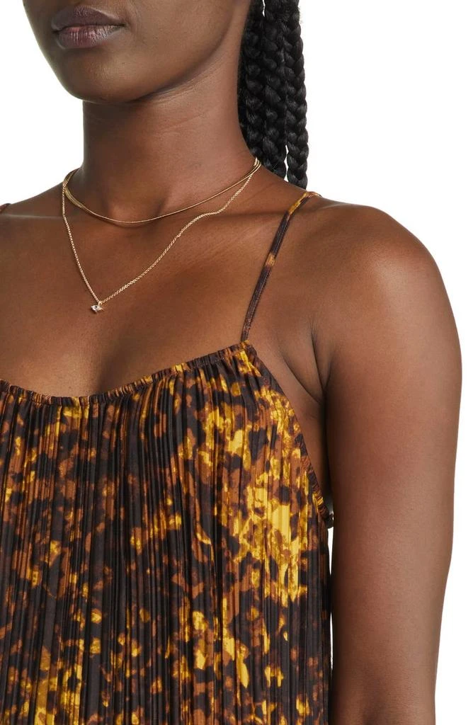 商品Rails|Ami Toritese Shell Print Plissé Slip Dress,价格¥576,第4张图片详细描述