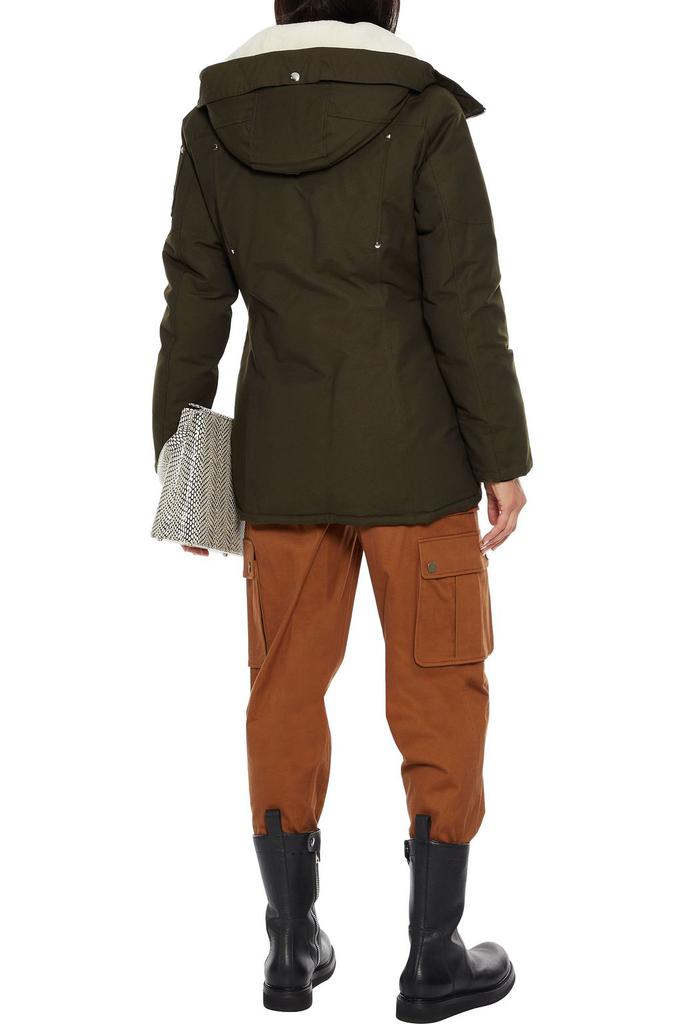 Arthurette cotton-blend canvas hooded down jacket商品第3张图片规格展示