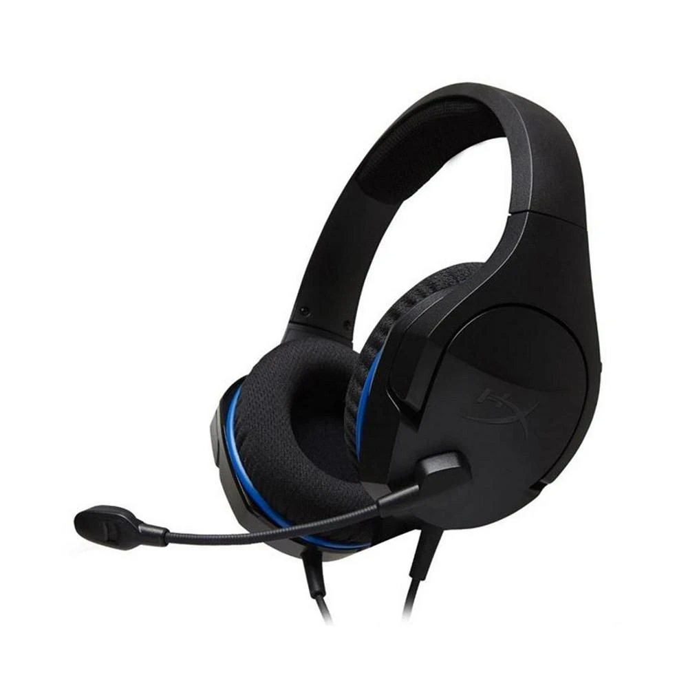 商品HP|4P5J8AA HyperX Cloud Stinger Core Gaming Headset - Stereo - Mini-Phone - Wired - 16 Ohm - 20 Hz - 20 KHz - Over-The-Head - Binaural - Circumaural, Black & Blue,价格¥450,第1张图片