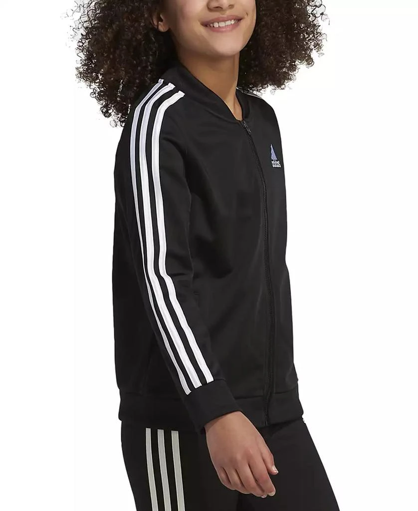 商品Adidas|Big Girls Zip Front Tricot Bomber Jacket, Extended Sizes,价格¥117,第3张图片详细描述