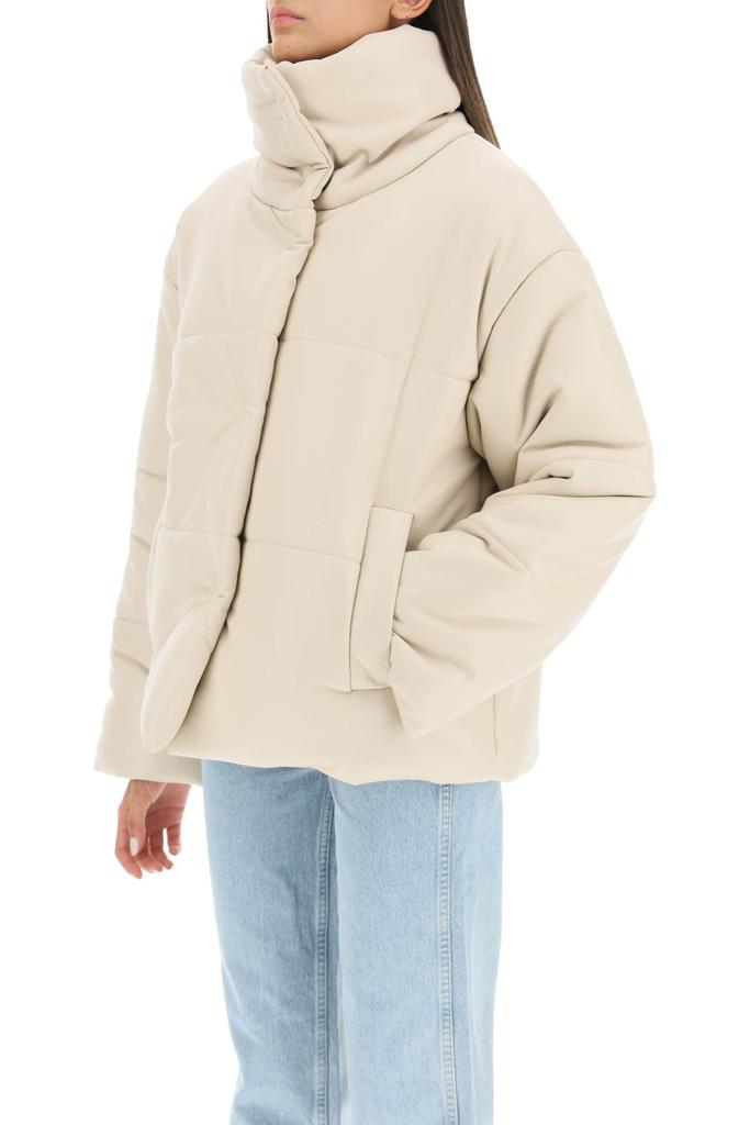 Nanushka 'hide' short down jacket in vegan leather商品第4张图片规格展示