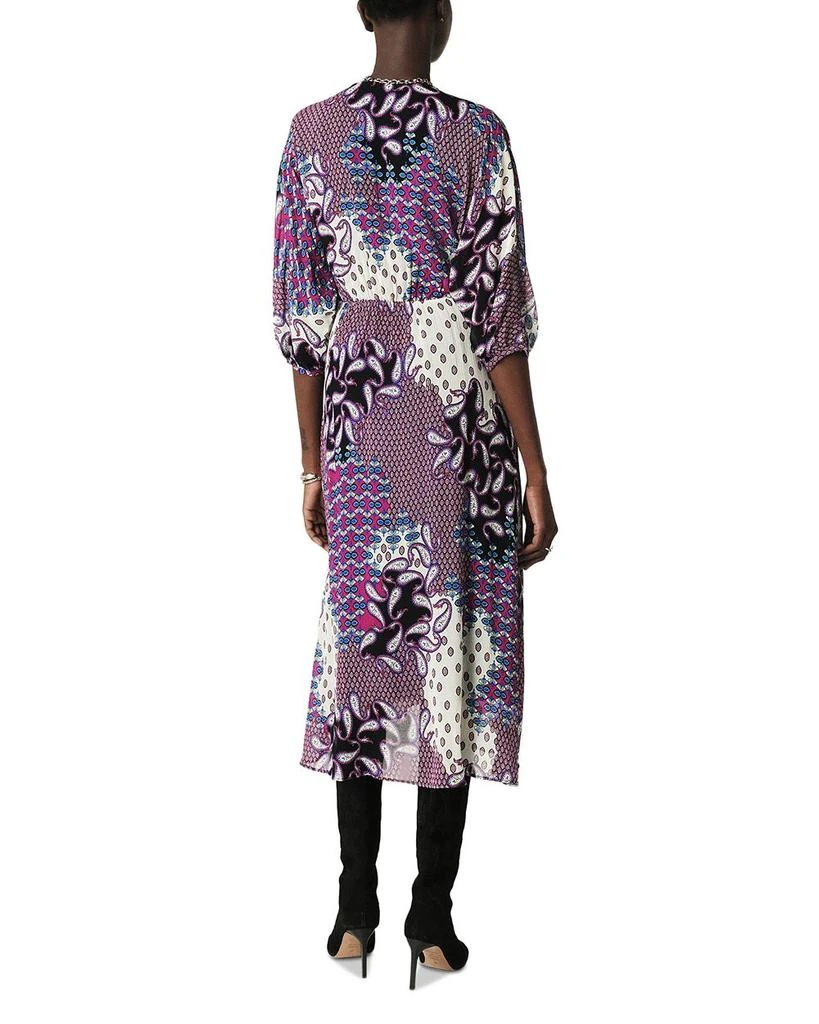 Robe Blake Printed Faux Wrap Midi Dress 商品