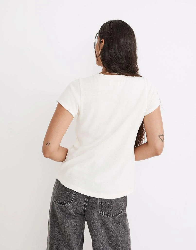 商品Madewell|Cotswold Hills Shrunken Shirttail Tee,价格¥297,第3张图片详细描述