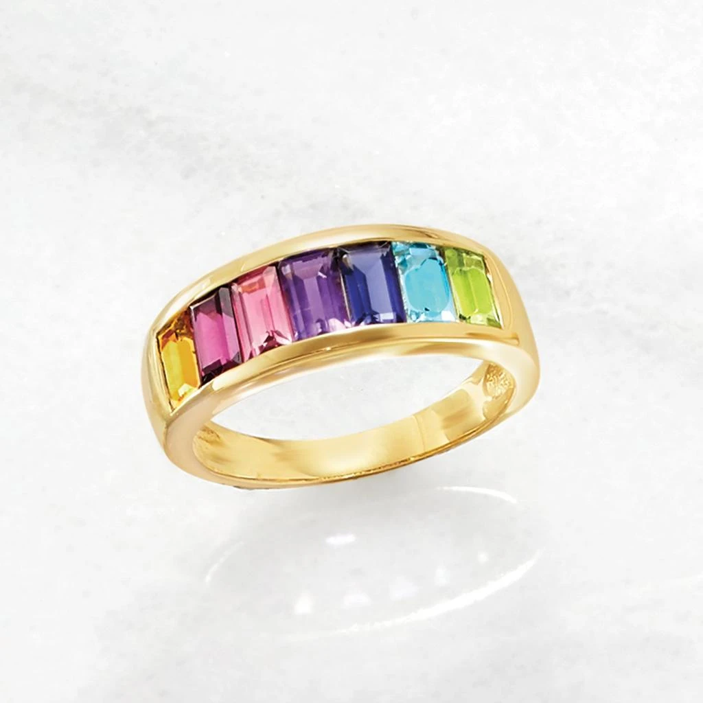 商品Ross-Simons|Multi-Stone Ring in 14kt Yellow Gold,价格¥4812,第5张图片详细描述