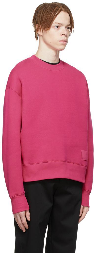 商品AMI|Pink Organic Cotton Sweatshirt,价格¥2313,第4张图片详细描述