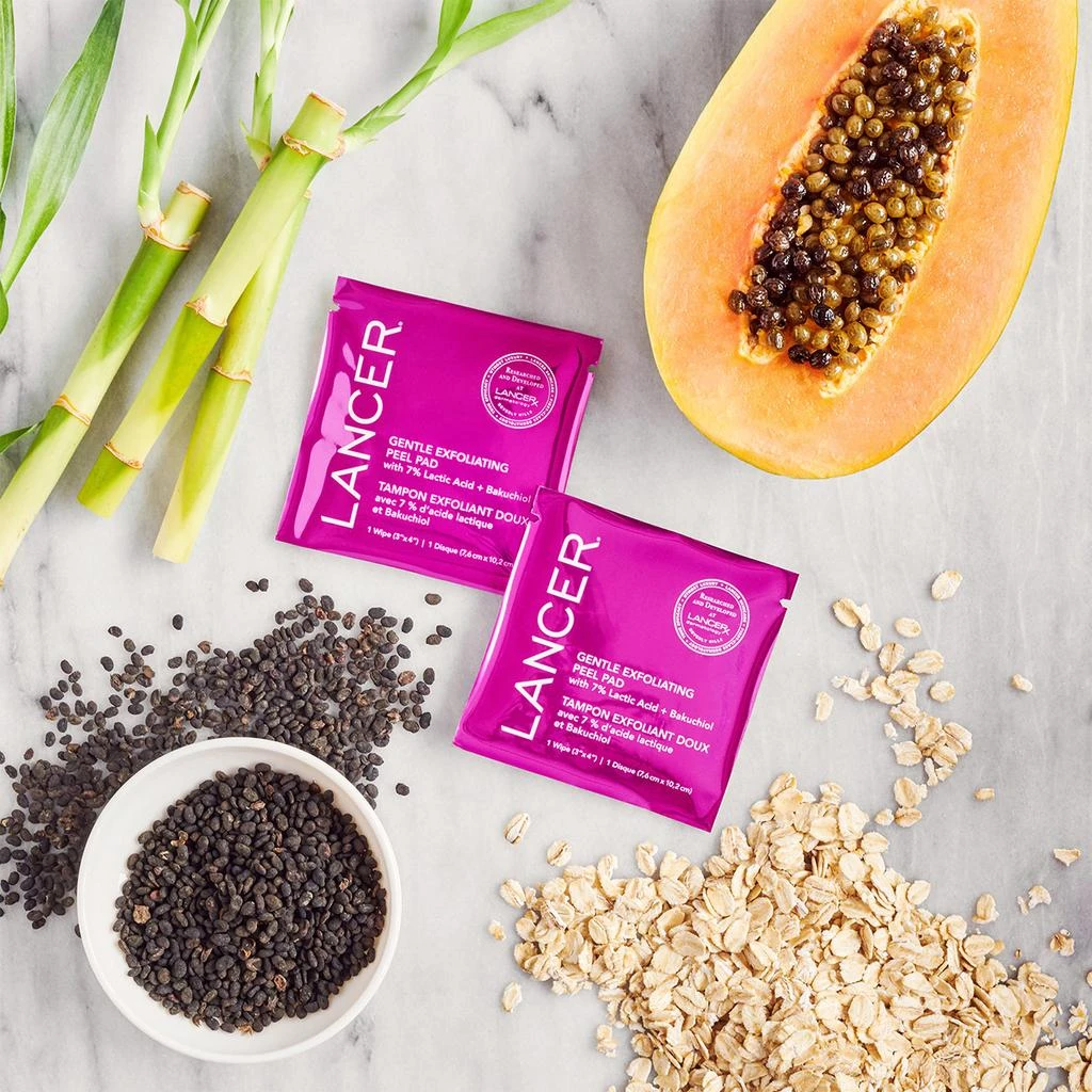 商品Lancer Skincare|Lancer Skincare Gentle Exfoliating Peel Pads 45 piece,价格¥624,第4张图片详细描述