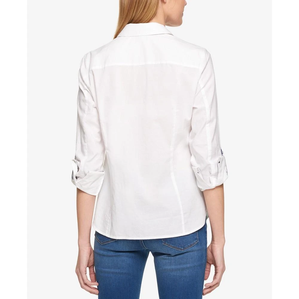 商品Tommy Hilfiger|女款纯棉衬衫 多配色,价格¥509,第2张图片详细描述