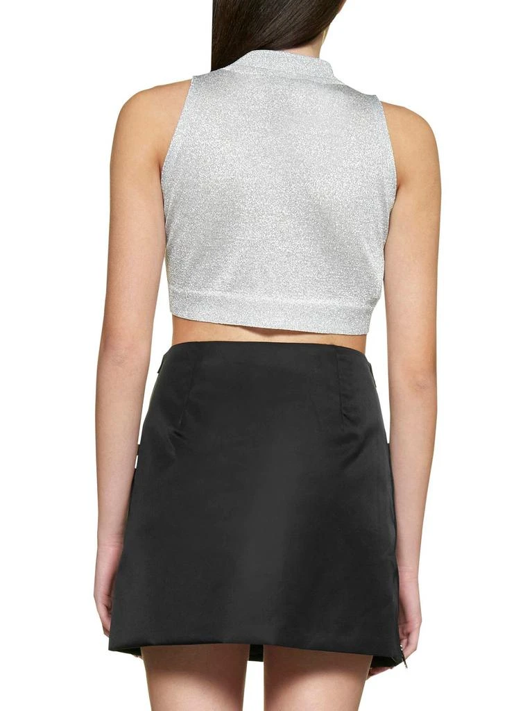 商品Prada|Prada Ribbed-Trim Sleeveless Cropped Top,价格¥4446,第3张图片详细描述