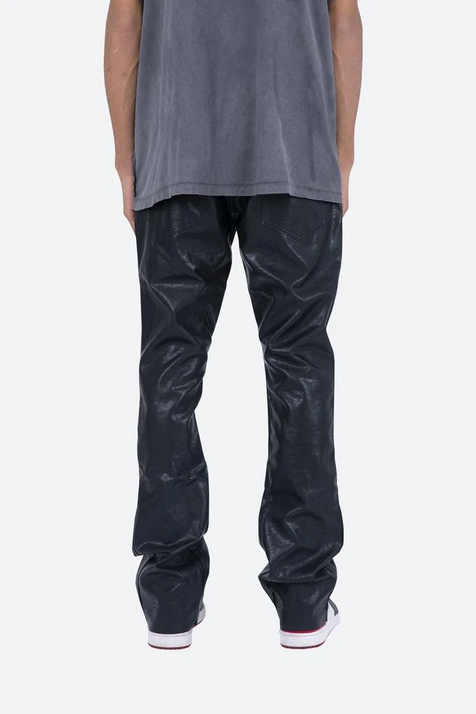 商品MNML|B169 Leather Flare Pants - Black,价格¥347,第4张图片详细描述
