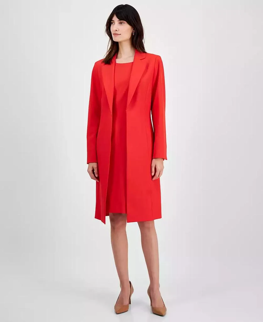 商品Le Suit|Women's Elongated Blazer Dress Suit Set, Regular & Petite,价格¥735,第1张图片