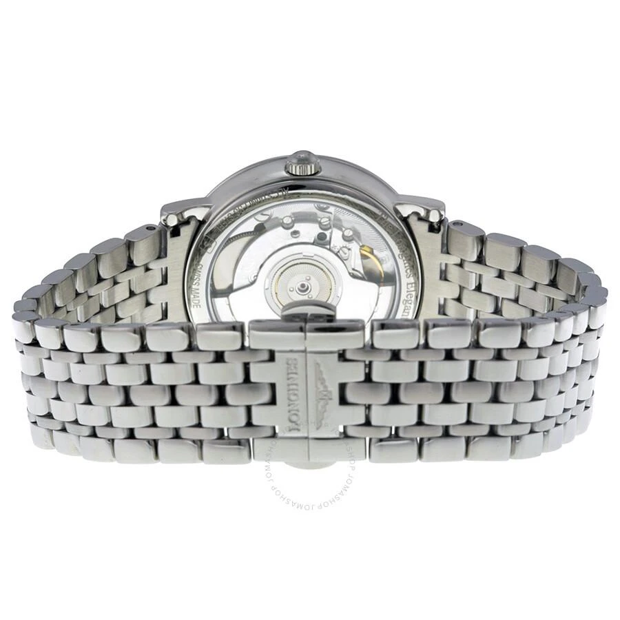 商品Longines|Elegant Automatic White Dial Stainless Steel Watch L48090876,价格¥18772,第3张图片详细描述
