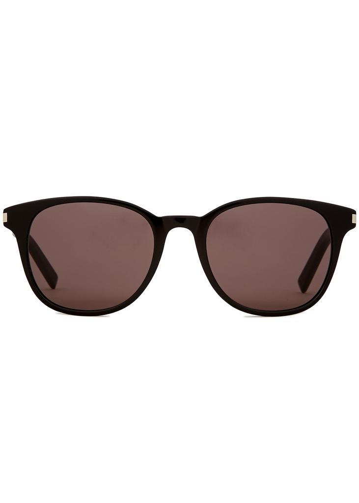 商品Yves Saint Laurent|Zoe black wayfarer-style sunglasses,价格¥2236,第4张图片详细描述