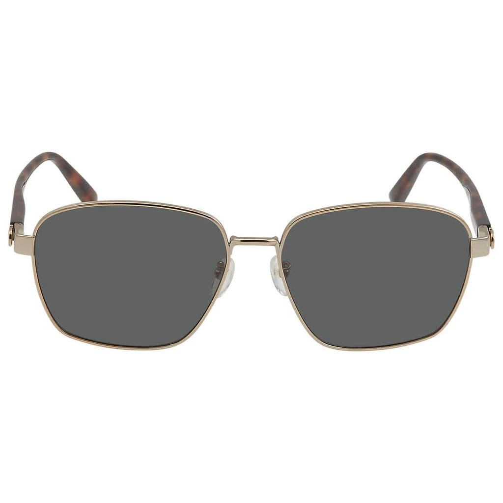 商品Salvatore Ferragamo|Salvatore Ferragamo Dark Grey Square Mens Sunglasses SF502SA 717 61,价格¥596,第2张图片详细描述