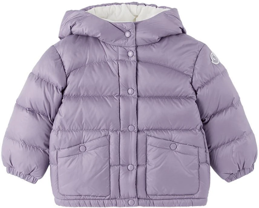 商品Moncler|Baby Purple Bardanette Down Jacket,价格¥4646,第1张图片