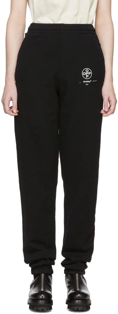 商品Off-White|Black Diag Stencil Lounge Pants,价格¥1382,第1张图片