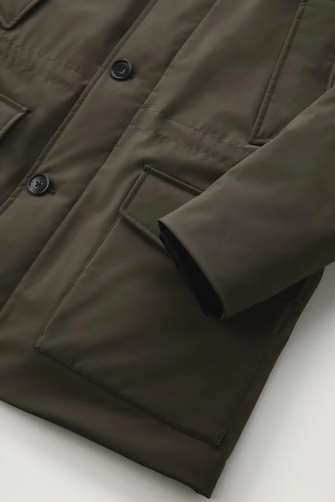 商品Woolrich|Arctic Parka in Stretch Nylon - Men - Blue,价格¥5484,第4张图片详细描述
