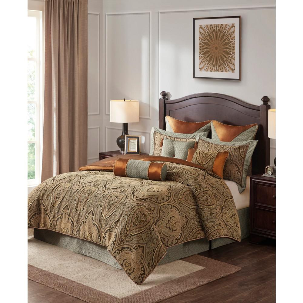 Hampton Hill Canovia Springs Queen 9 Piece Duvet Style Comforter Set商品第3张图片规格展示
