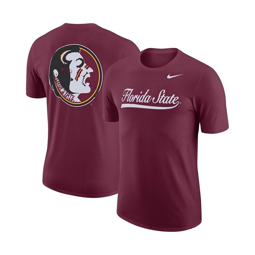 商品NIKE|Men's Garnet Florida State Seminoles 2-Hit Vault Performance T-shirt,价格¥261,第1张图片
