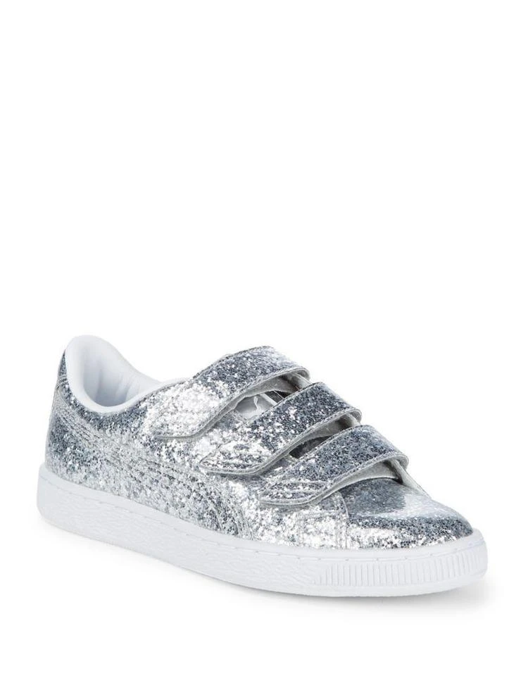 商品Puma|Basket Strap Glitter Sneakers,价格¥241,第1张图片