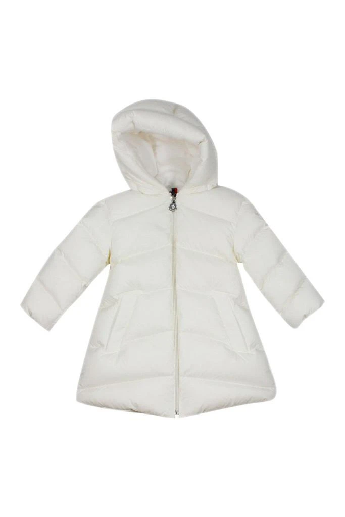 商品Moncler|Moncler Enfant Logo Patch Long-Sleeved Padded Coat,价格¥2276,第1张图片