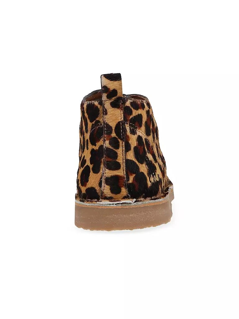 商品Ralph Lauren|Little Girl's & Girl's Leopard Calf Hair Chukka Boots,价格¥674,第2张图片详细描述