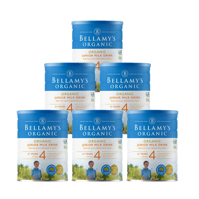 Bellamys Organic贝拉米4段（3岁以上）有机婴儿奶粉900g/罐 新旧版本随机发（保税仓发货）（预售3个工作日内发货） 商品