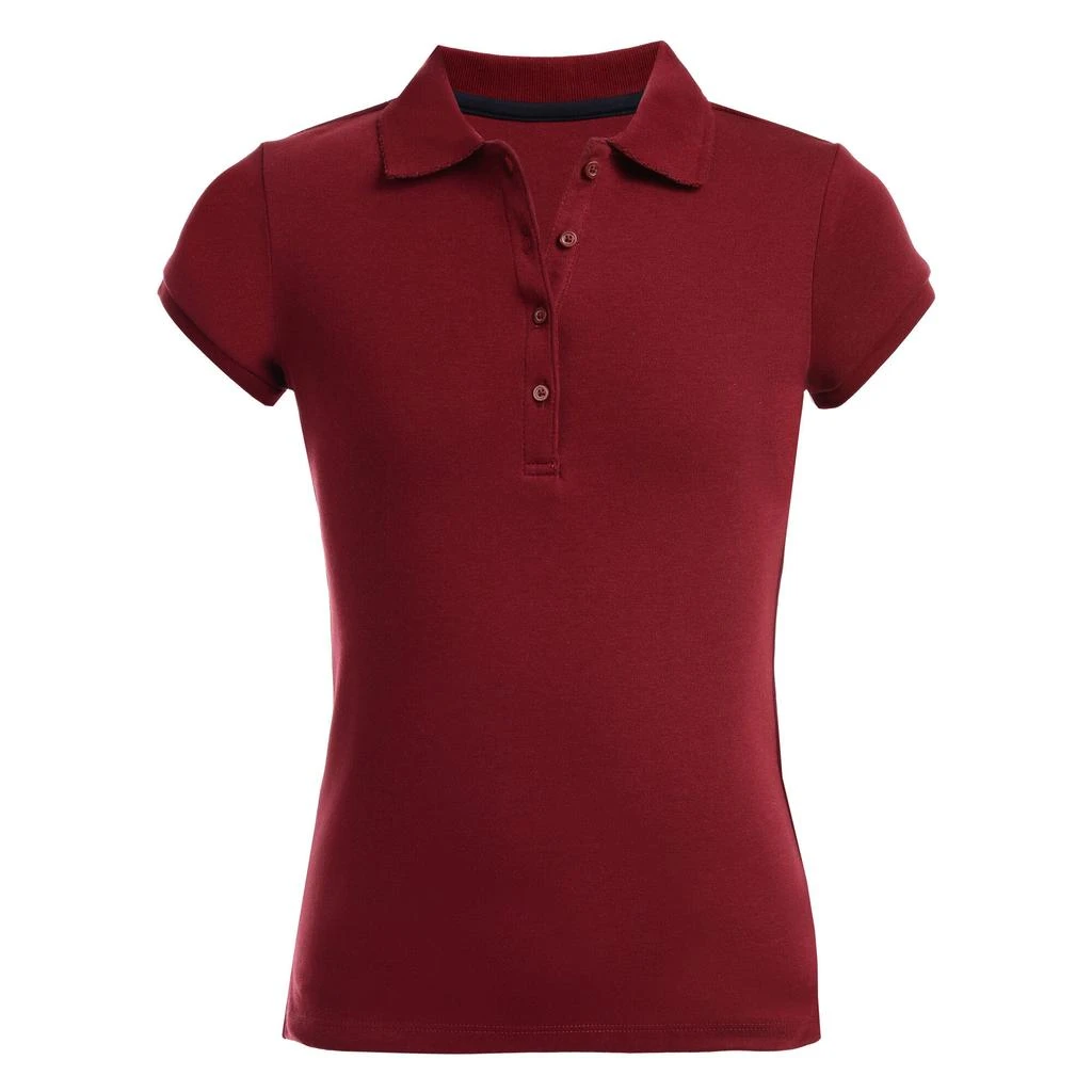 商品Nautica|Nautica Girl's Short Sleeve Polo (Plus Sizes),价格¥40,第1张图片