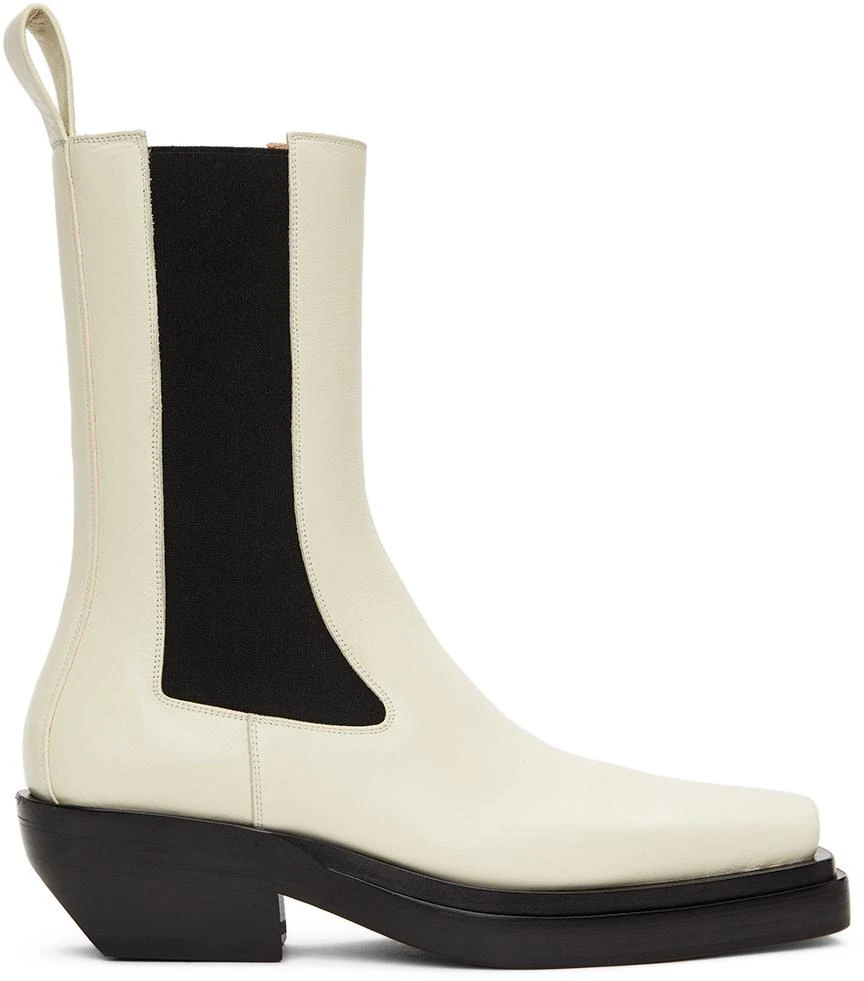 商品Bottega Veneta|Off-White 'The Lean' Chelsea Boots,价格¥12137,第1张图片