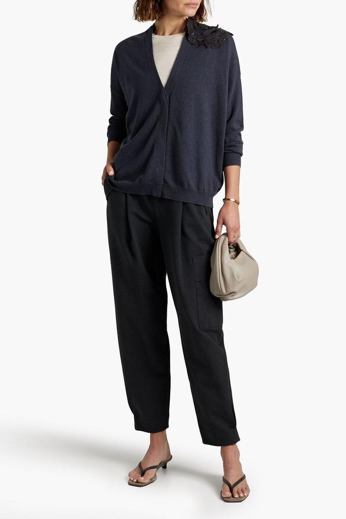 商品Brunello Cucinelli|Sequin-embellished cashmere cardigan,价格¥11002,第4张图片详细描述