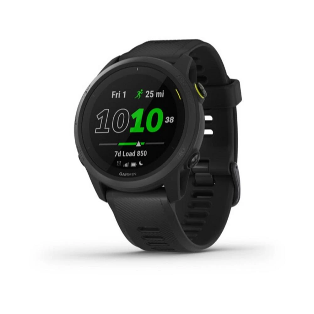 商品Garmin|Unisex Forerunner 745 Black Silicone Strap Smart Watch 43.8mm,价格¥3745,第3张图片详细描述