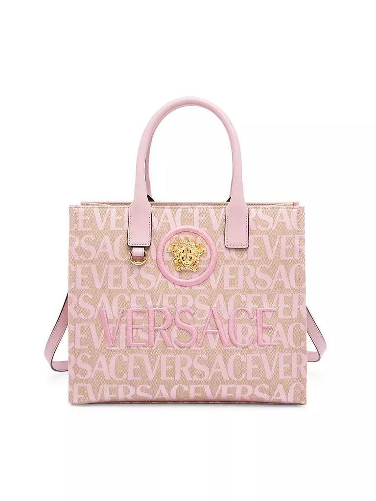 商品Versace|Small Medusa Monogram Jacquard Tote Bag,价格¥11561,第1张图片