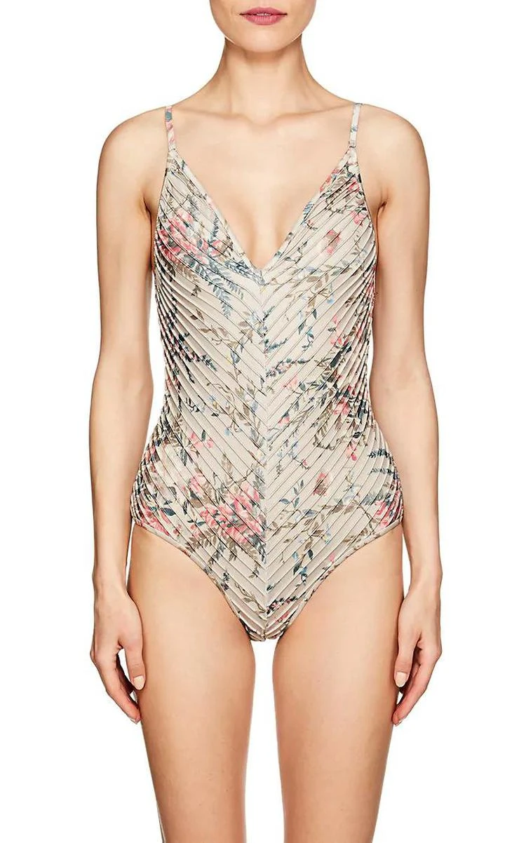 商品Zimmermann|Bayou Floral One-Piece Swimsuit,价格¥1541,第1张图片