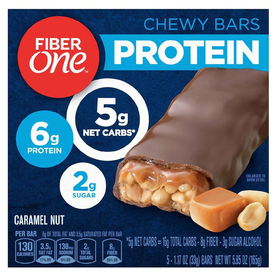 商品Fiber One|Protein Chewy Bars Caramel Nut,价格¥53,第1张图片