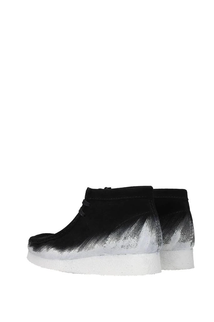 商品Clarks|Ankle Boot wallabee Suede Black White,价格¥889,第4张图片详细描述
