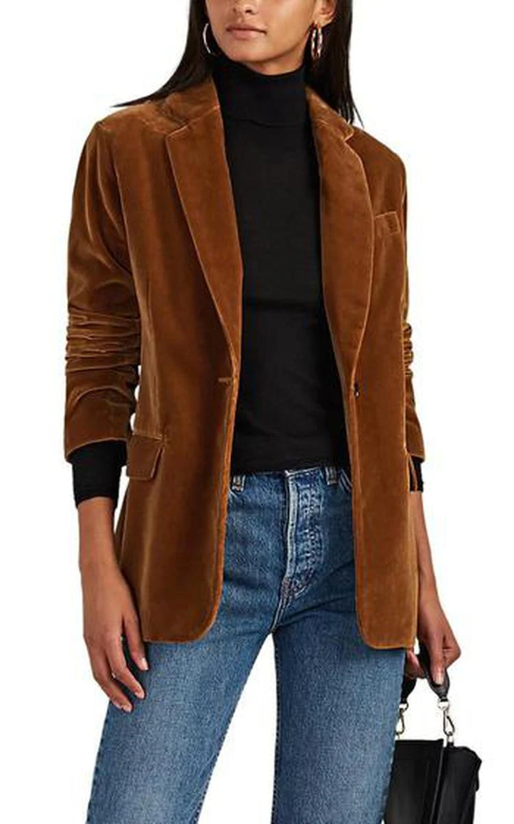 商品Nili Lotan|Elijah Velvet Blazer,价格¥5871,第1张图片