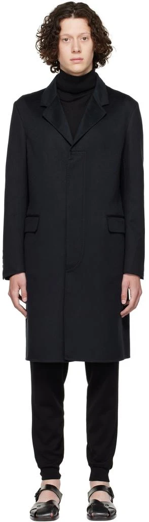 商品Gabriela Hearst|Navy Jermyn Coat,价格¥9095,第1张图片