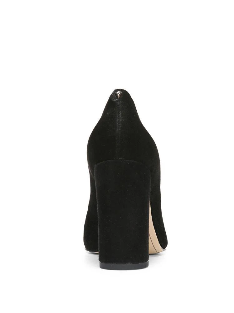 商品Sam Edelman|Stillson Embellished Block Heel Suede Pumps,价格¥272,第2张图片详细描述