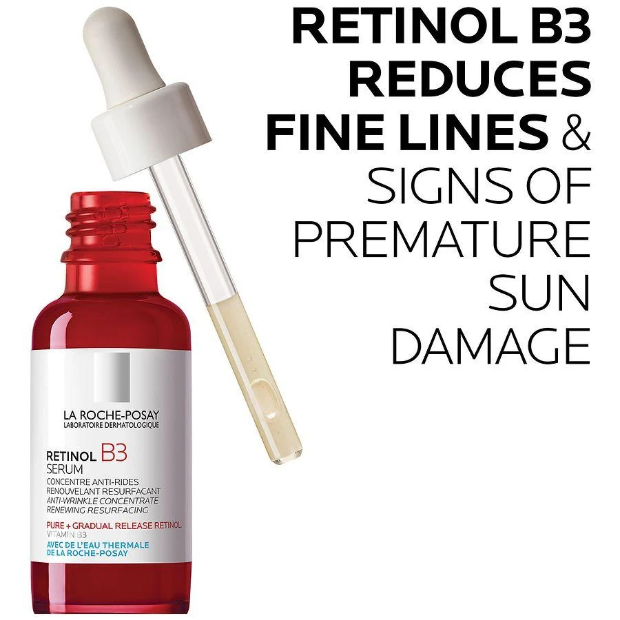 商品La Roche Posay|Anti Aging Pure Retinol Face Serum with Vitamin B3 for Fine Lines and Wrinkles,价格¥380,第3张图片详细描述