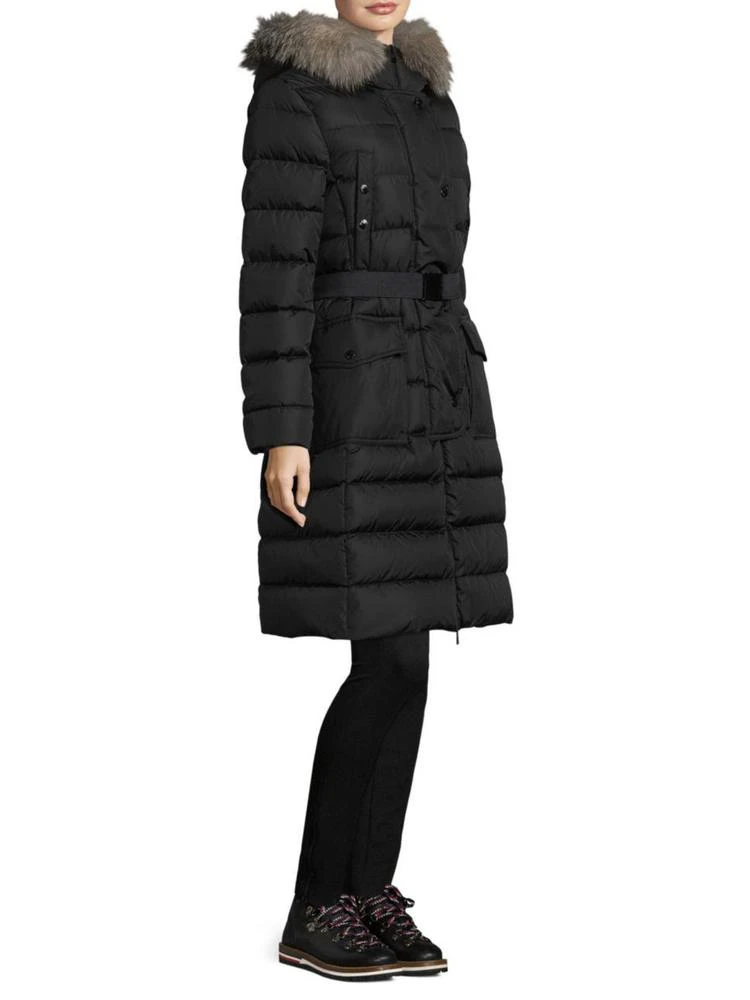 商品Moncler|Khloe Fox Fur Trim Down Jacket,价格¥14800,第3张图片详细描述