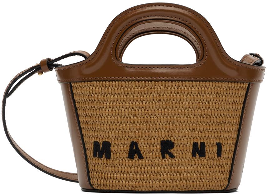 Marni | Brown Micro Tropicalia Tote 3197.01元 商品图片